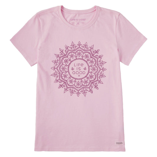 Women's Fleur Mandala Short Sleeve Crusher Tee