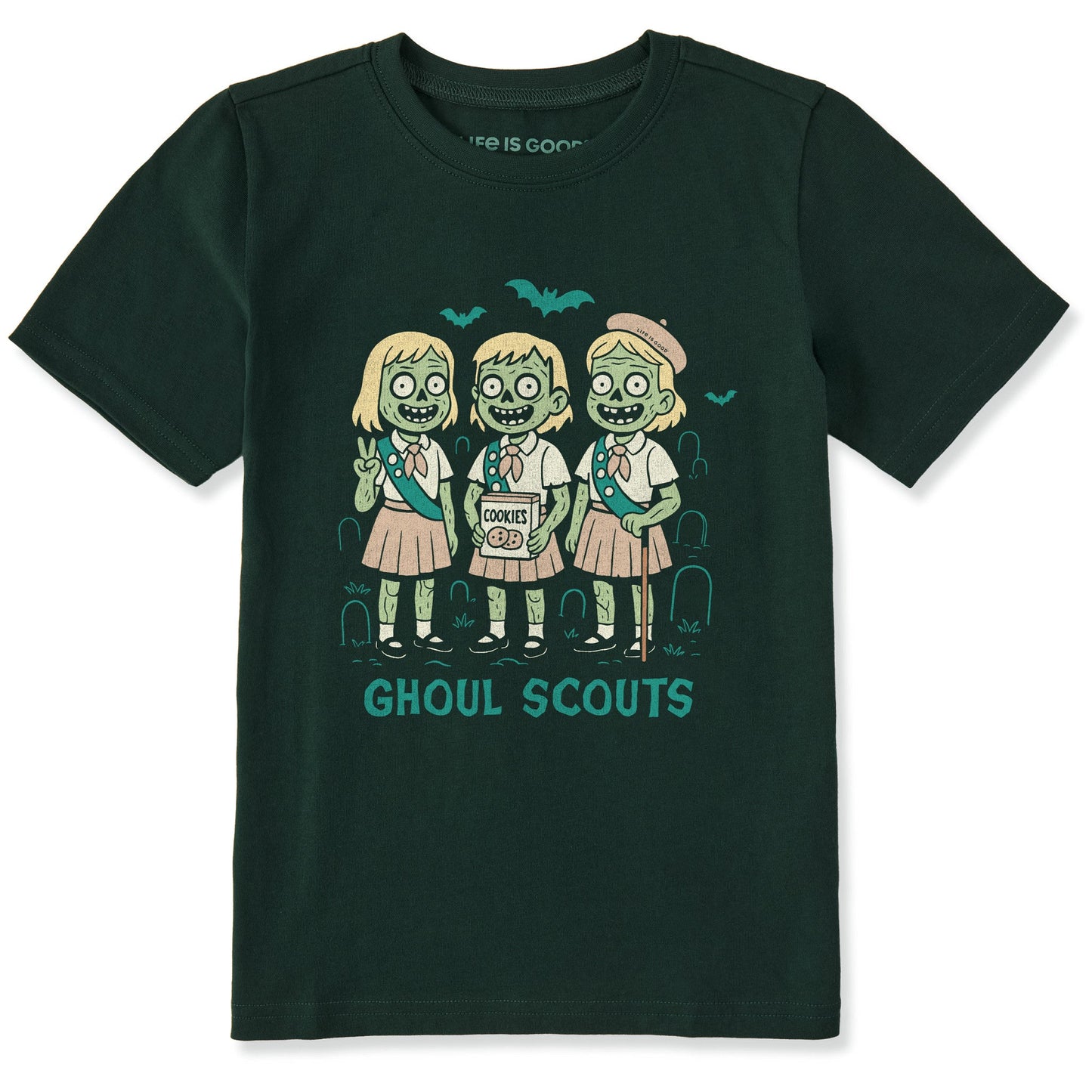 Kids Ghoul Scouts Short Sleeve Crusher Tee