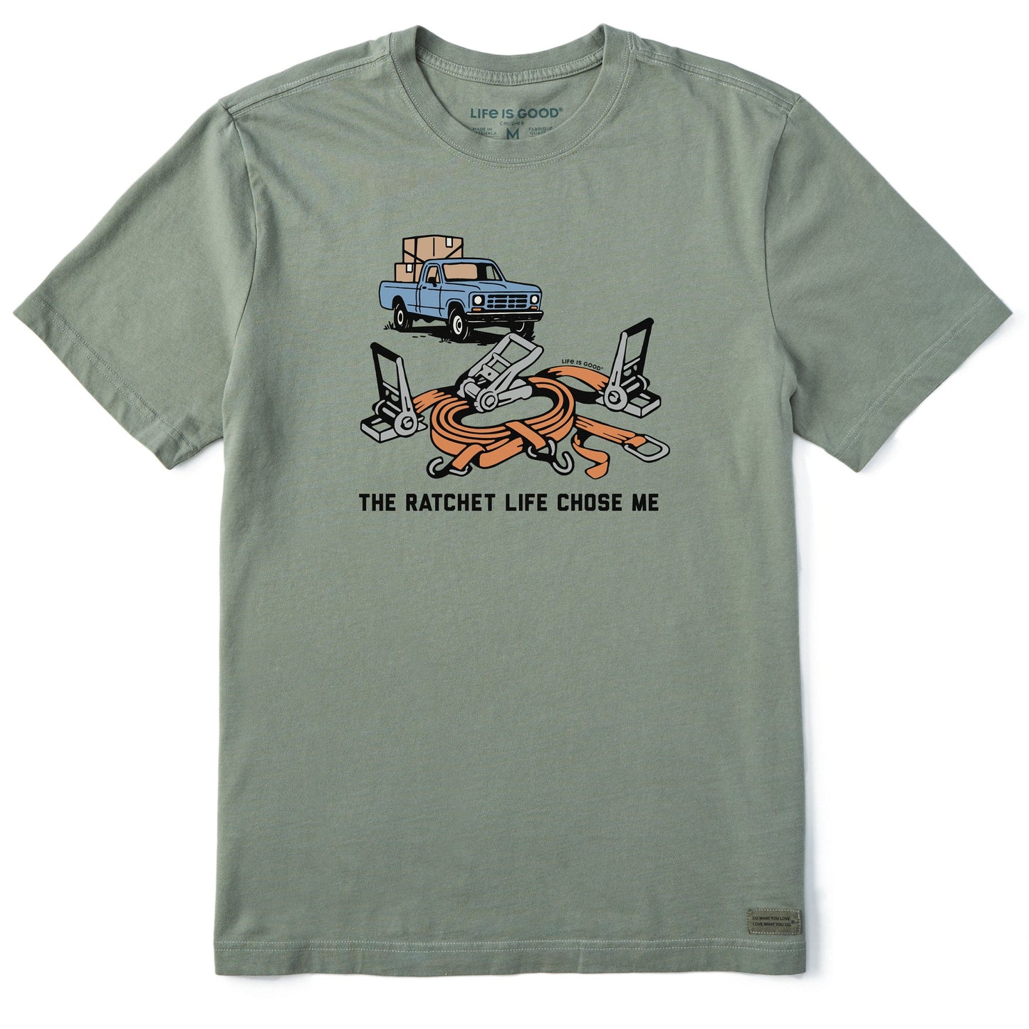Men's The Ratchet Life Chose Me Short Sleeve Crusher Tee