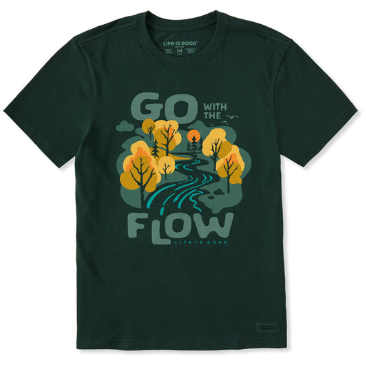 Men's Go With the Flow Autumn Short Sleeve Crusher Tee