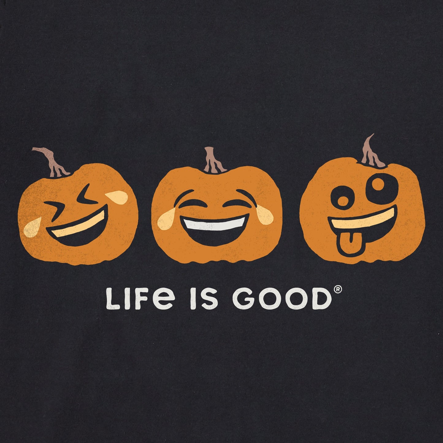 Women's Emoji Pumpkins Short Sleeve Crusher Vee