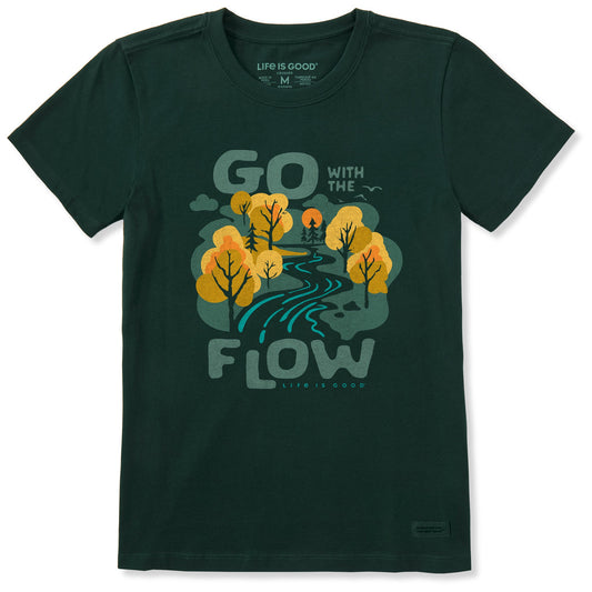 Women's Go With the Flow Autumn Short Sleeve Crusher Tee