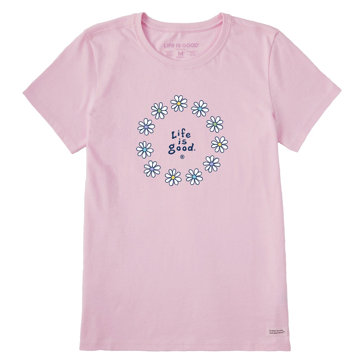 Women's Daisy Circle Short Sleeve Crusher Tee