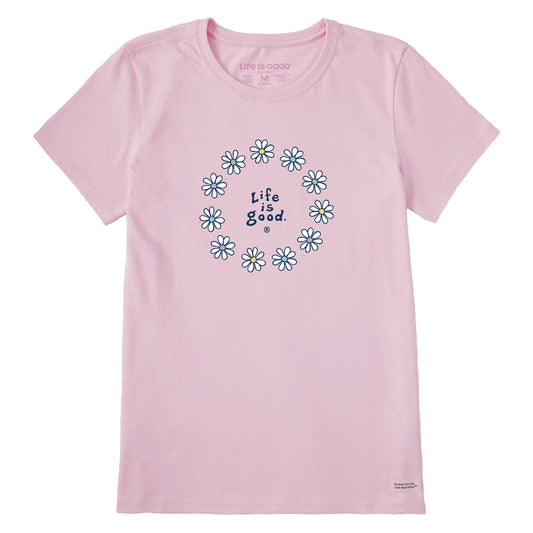 Women's Daisy Circle Short Sleeve Crusher Tee