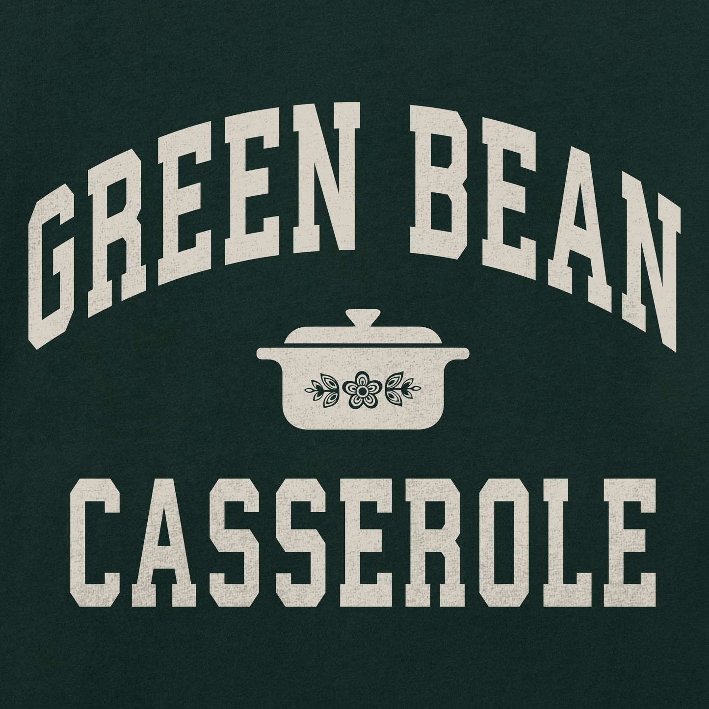 Men's Green Bean Casserole Athletic Arch Short Sleeve Crusher Tee