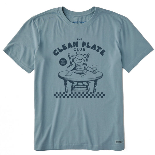 Men's Clean Plate Club Short Sleeve Crusher Tee