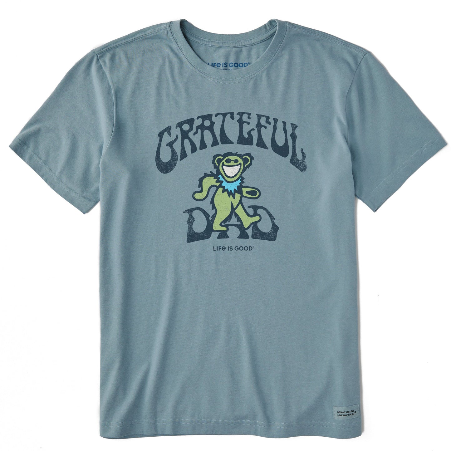 Men's Grateful Dad Bear Short Sleeve Crusher Tee
