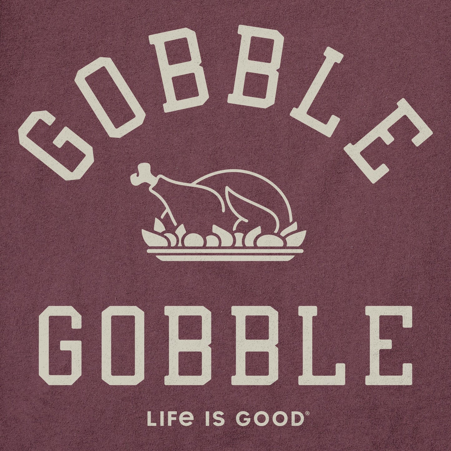 Men's Gobble Gobble Arch Short Sleeve Crusher Tee