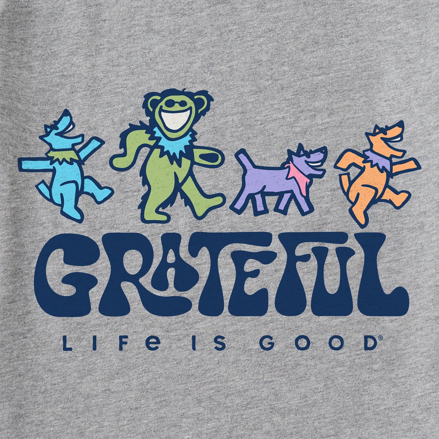 Men's Grateful Dancers Short Sleeve Crusher Tee