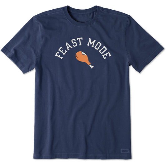 Men's Feast Mode Turkey Short Sleeve Crusher Tee