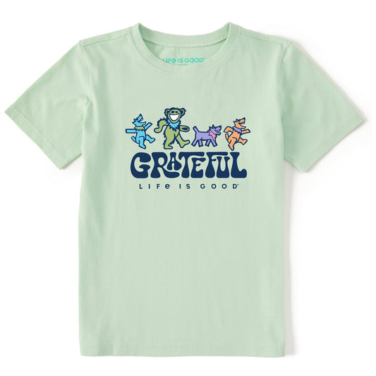 Kids Grateful Dancers Short Sleeve Crusher Tee