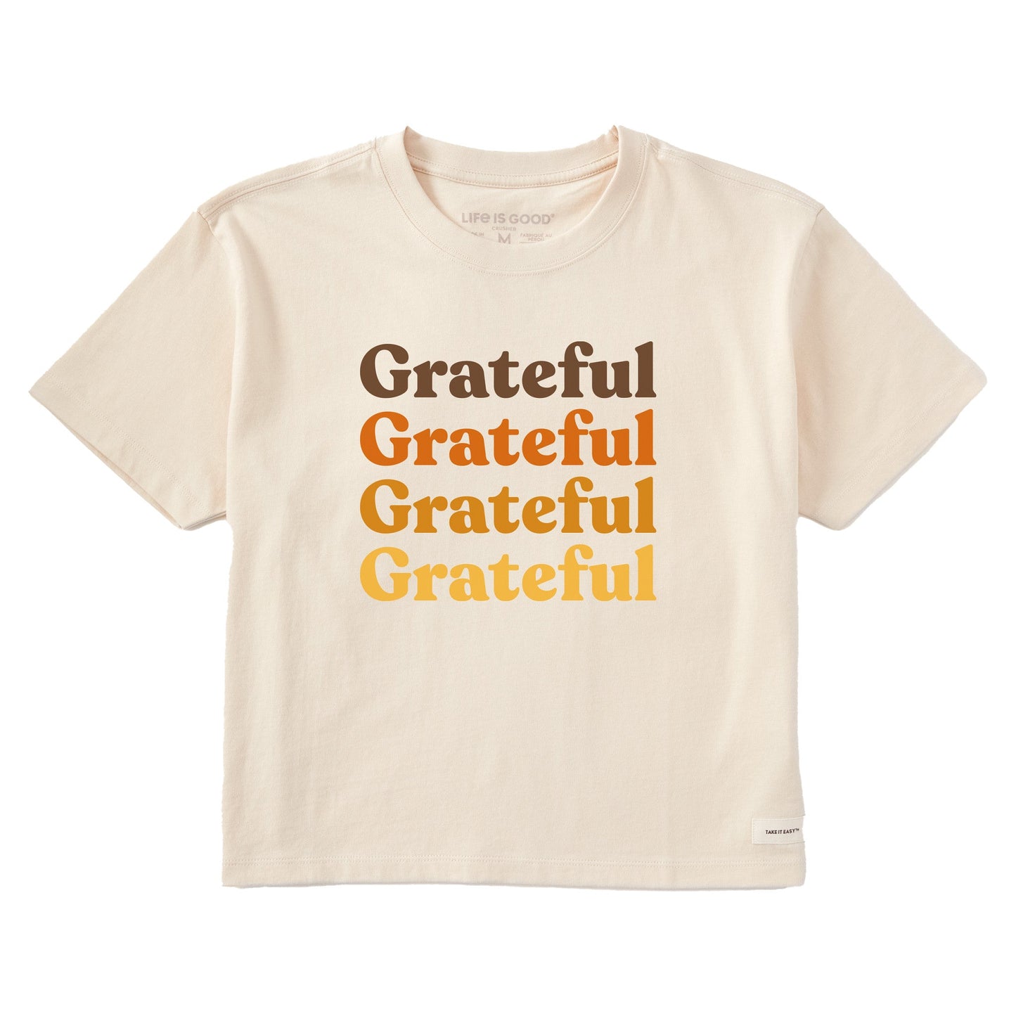 Women's Grateful Stack Short Sleeve Crusher Boxy Tee