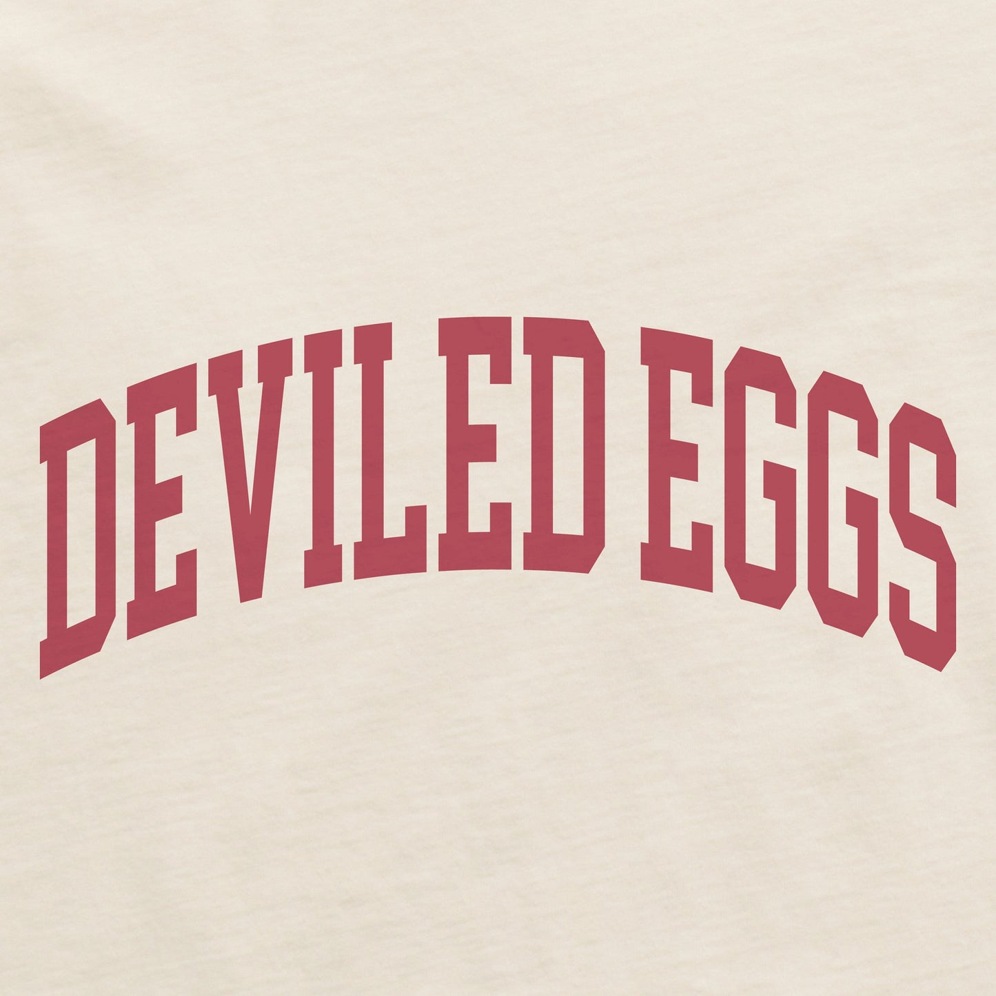 Women's Deviled Eggs Athletic Arch Short Sleeve Crusher Boxy Tee