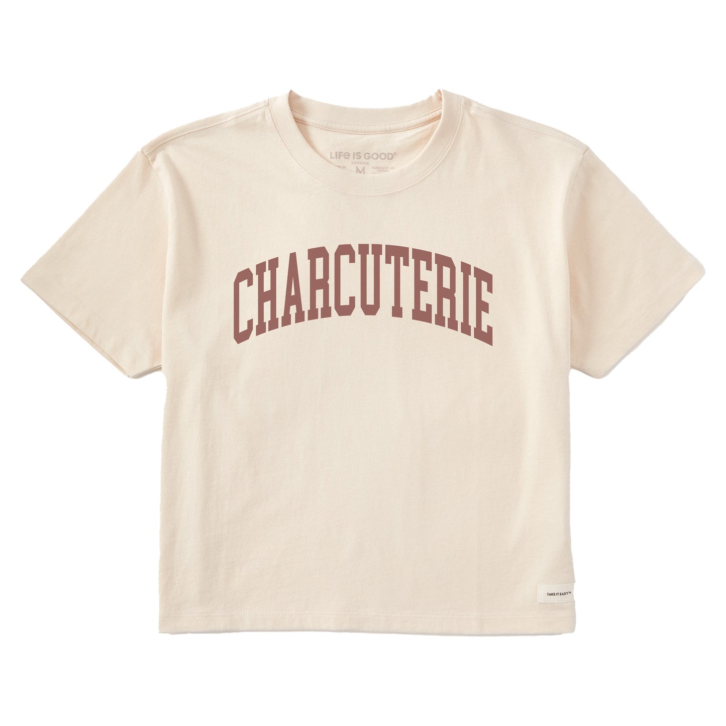 Women's Charcuterie Athletic Arch Short Sleeve Crusher Boxy Tee