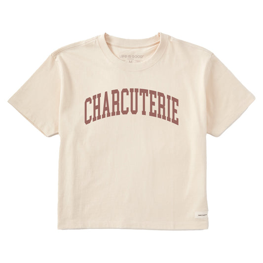 Women's Charcuterie Athletic Arch Short Sleeve Crusher Boxy Tee