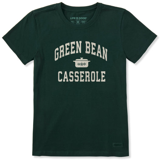 Women's Green Bean Casserole Athletic Arch Short Sleeve Crusher Tee