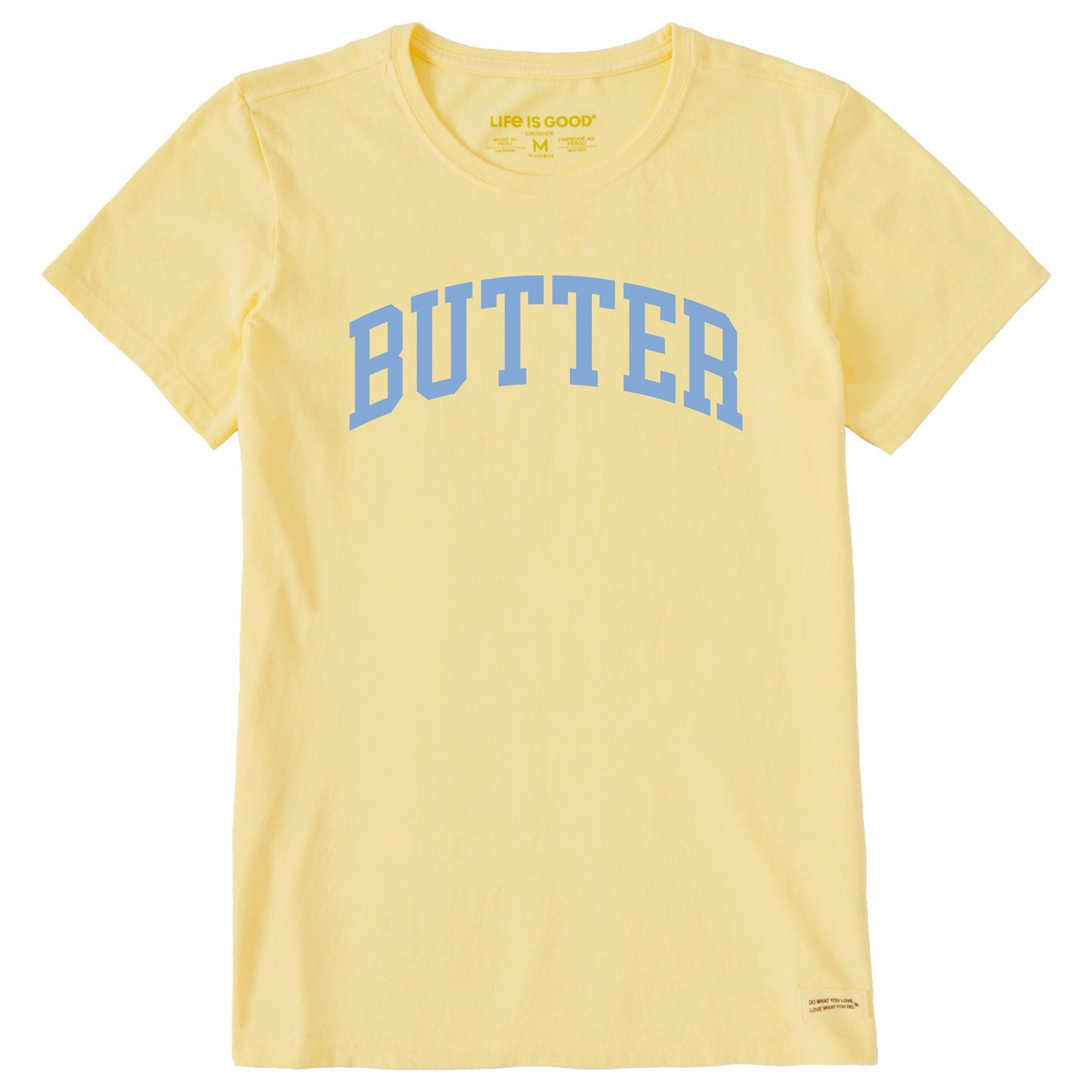 Women's Butter Athletic Arch Short Sleeve Crusher Tee