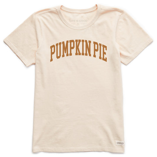 Women's Pumpkin Pie Athletic Arch Short Sleeve Crusher Tee