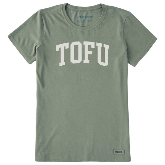 Women's Tofu Athletic Arch Short Sleeve Crusher Tee