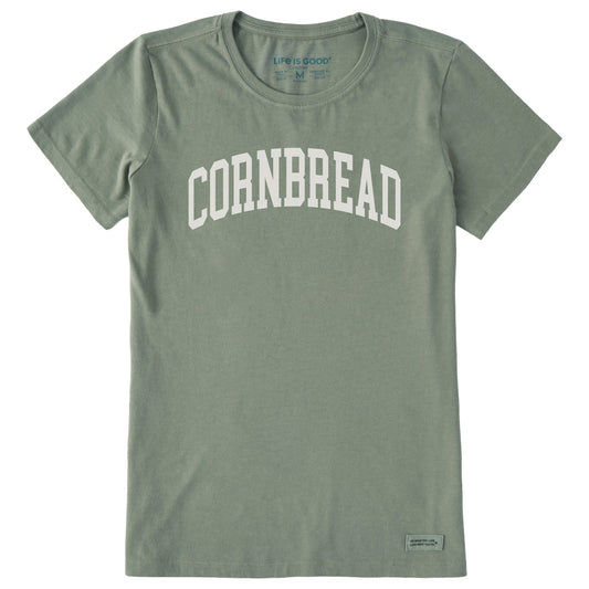Women's Cornbread Athletic Arch Short Sleeve Crusher Tee