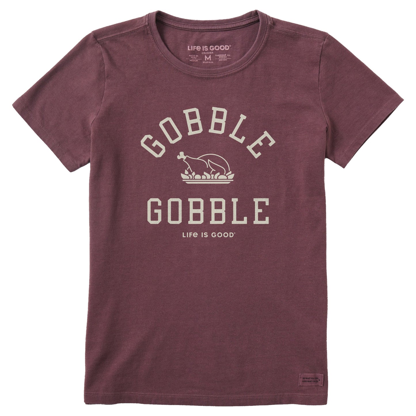 Women's Gobble Gobble Arch Short Sleeve Crusher Tee