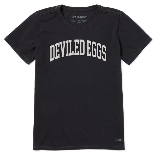 Women's Deviled Eggs Athletic Arch Short Sleeve Crusher Tee