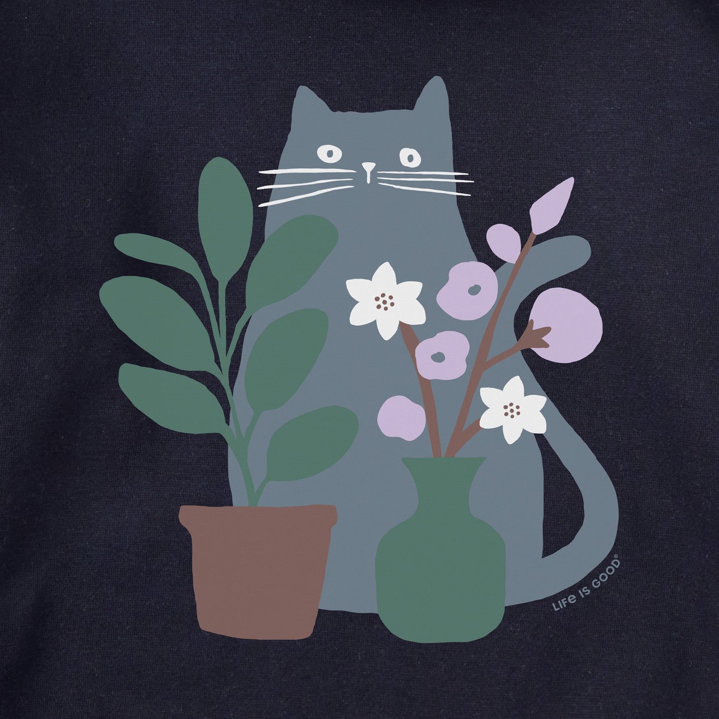 Adult Unisex Can you see the Cat? Every Wear Crew Sweatshirt