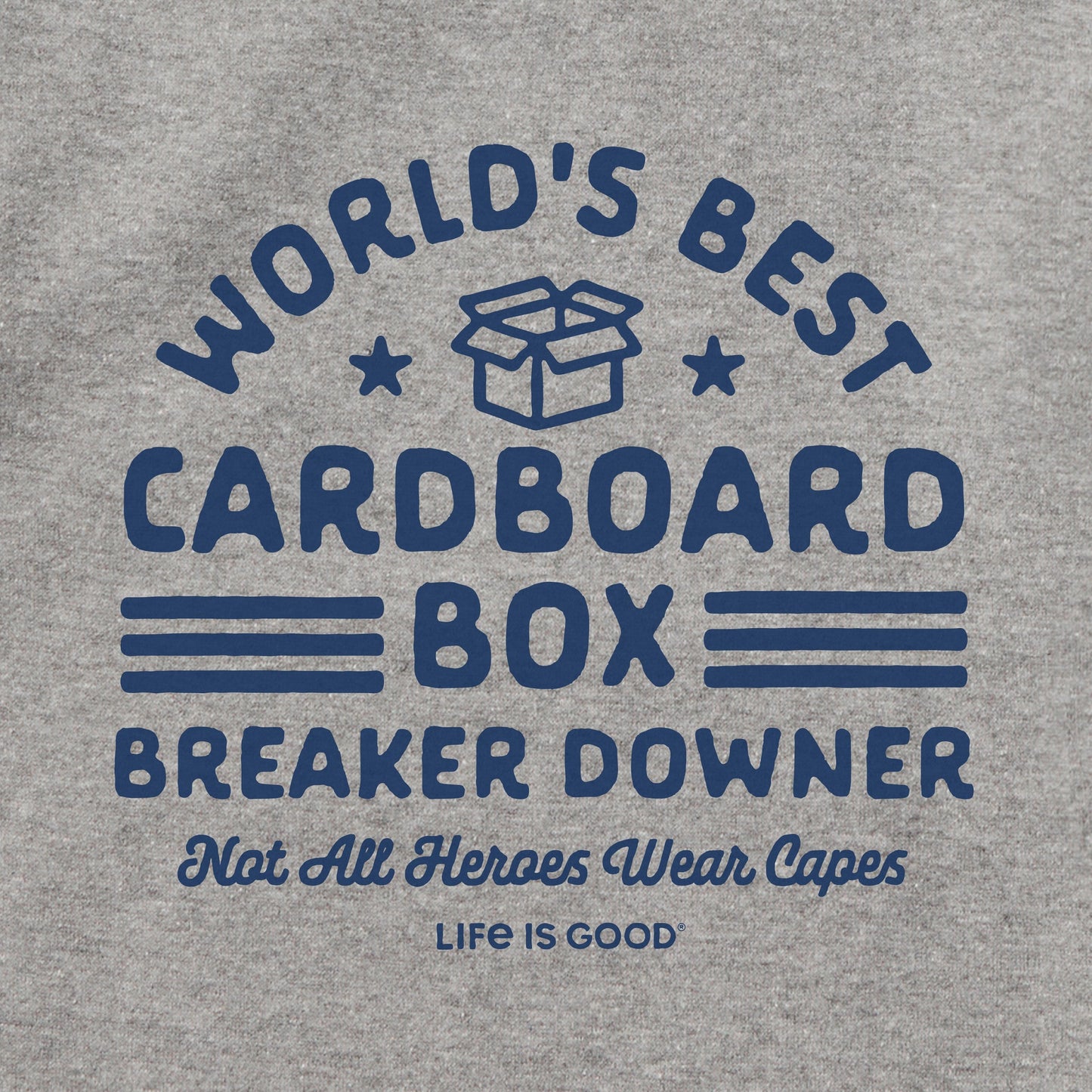 Adult Unisex Cardboard Box Breaker Downer Every Wear Crew Sweatshirt