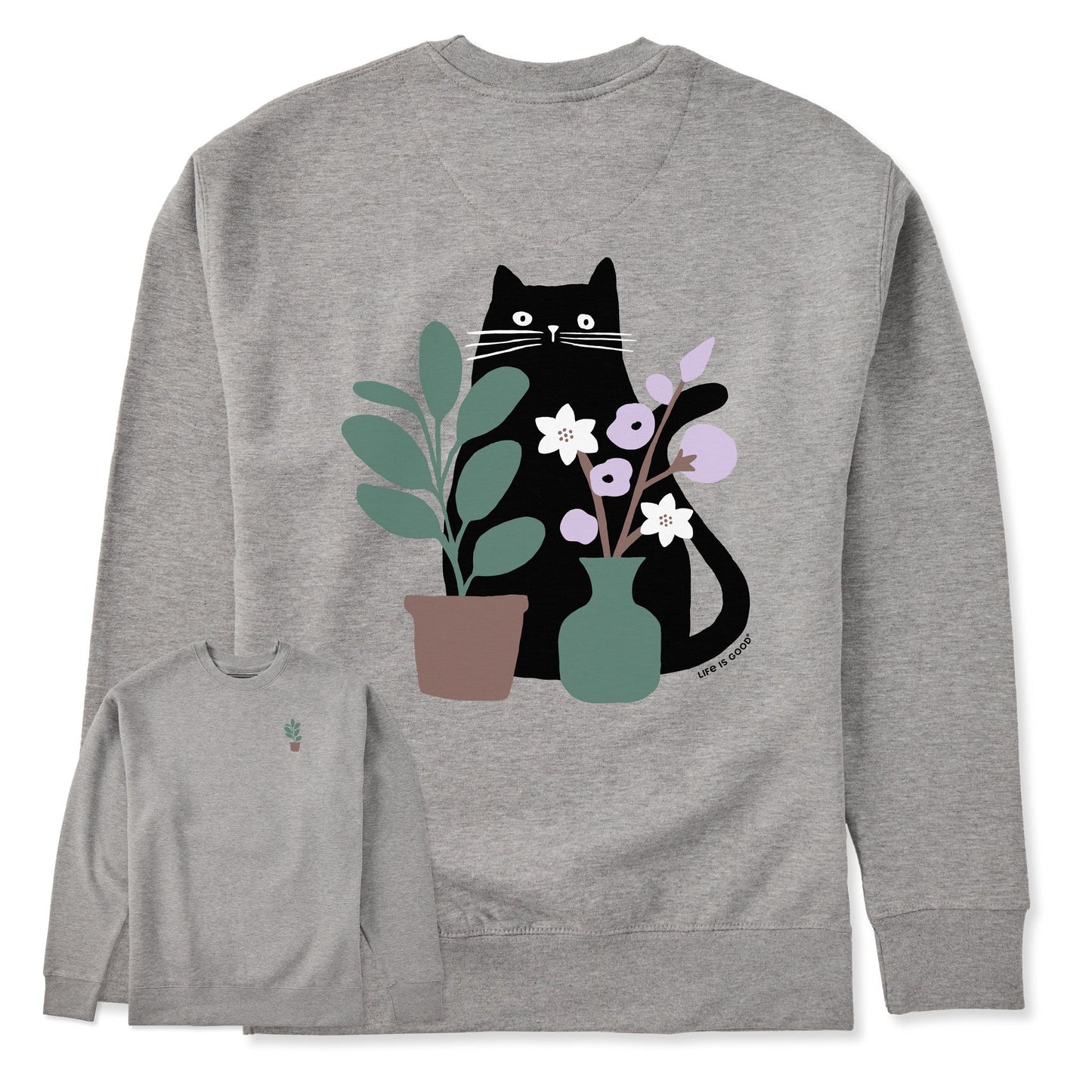 Adult Unisex Can you see the Cat? Every Wear Crew Sweatshirt