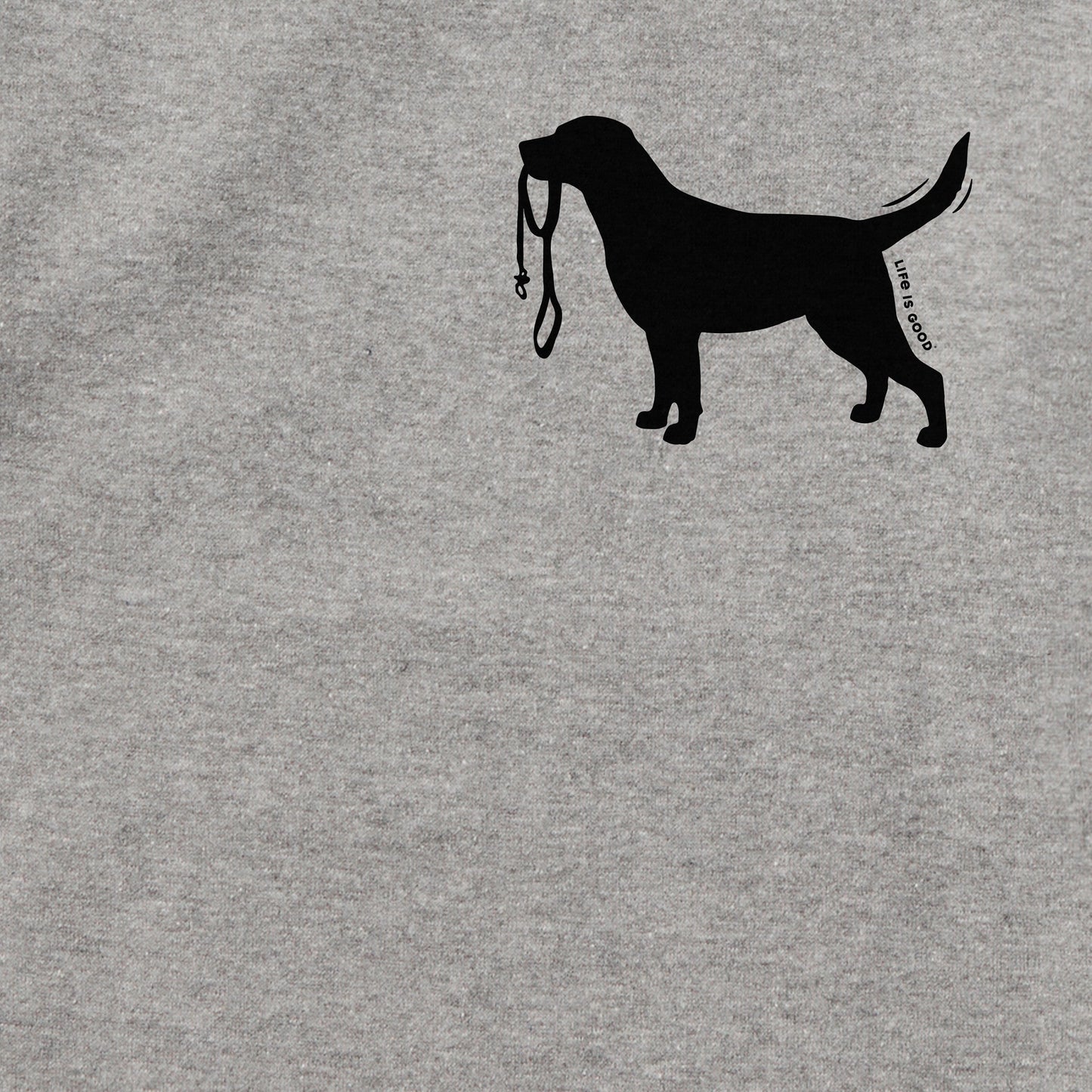 Adult Unisex Labrador Leash Every Wear Crew Sweatshirt