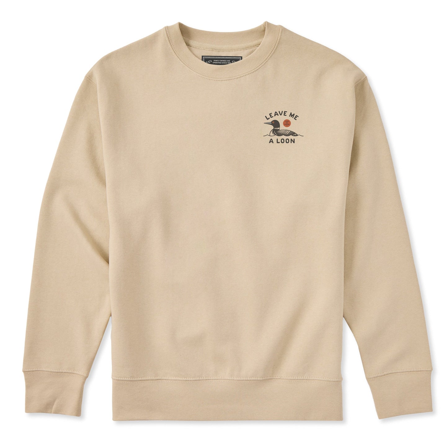 Adult Unisex Leave Me a Loon Every Wear Crew Sweatshirt