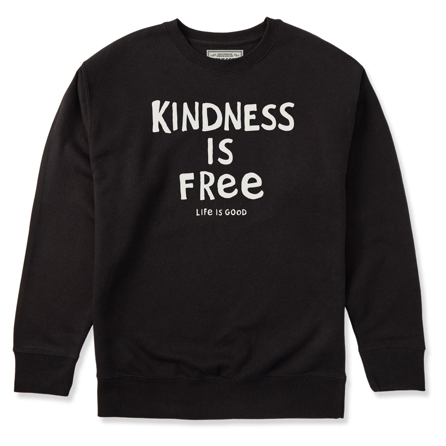 Adult Unisex Kindness is Free Every Wear Crew Sweatshirt