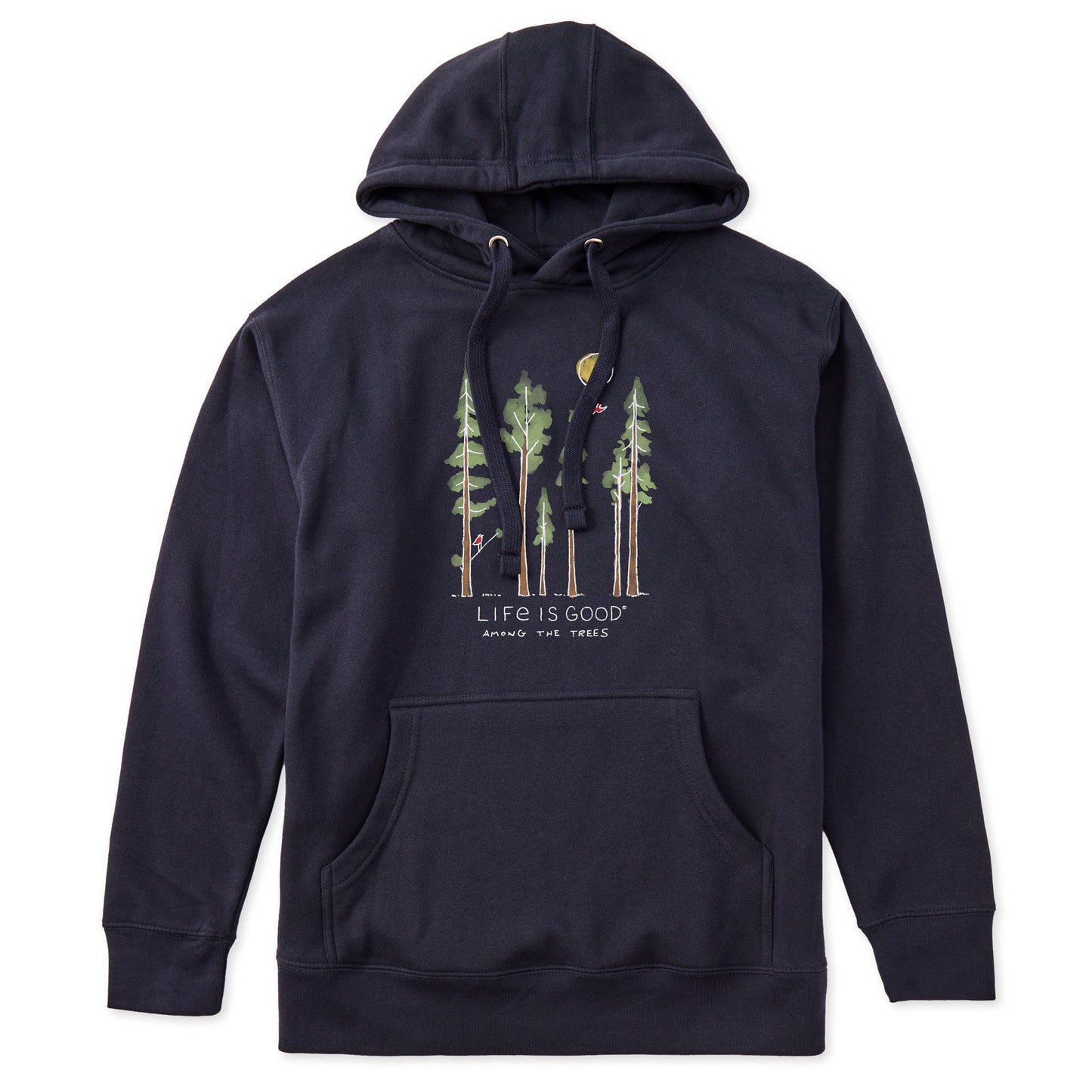 Adult Unisex Life is Good Among the Trees Every Wear Hoodie Sweatshirt