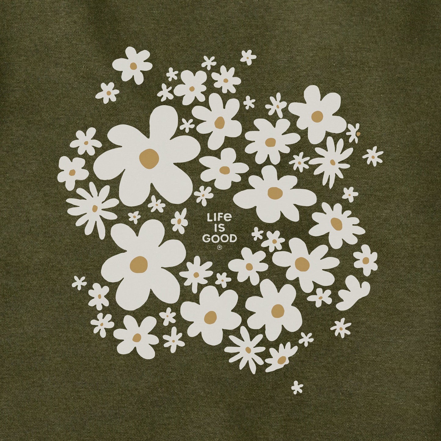 Adult Unisex Daisy Splash Every Wear Hoodie Sweatshirt