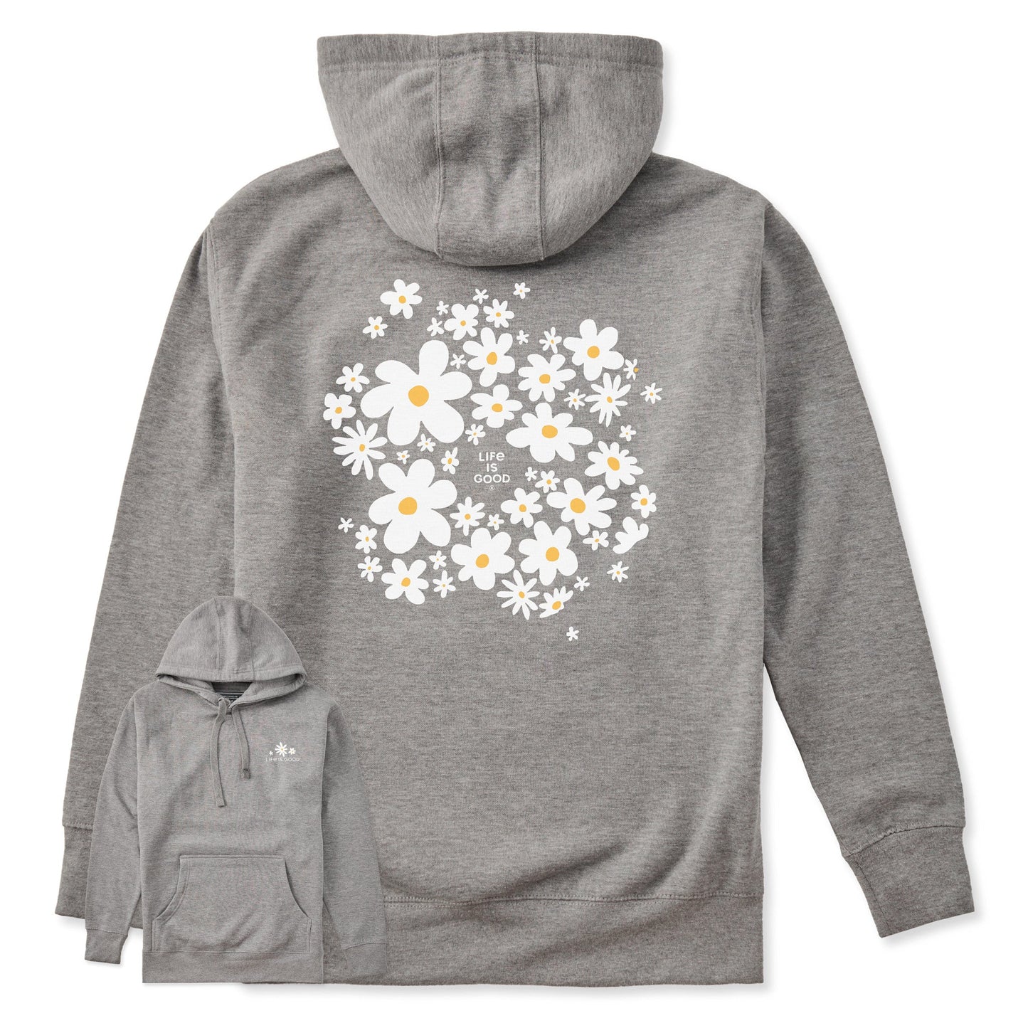 Adult Unisex Daisy Splash Every Wear Hoodie Sweatshirt