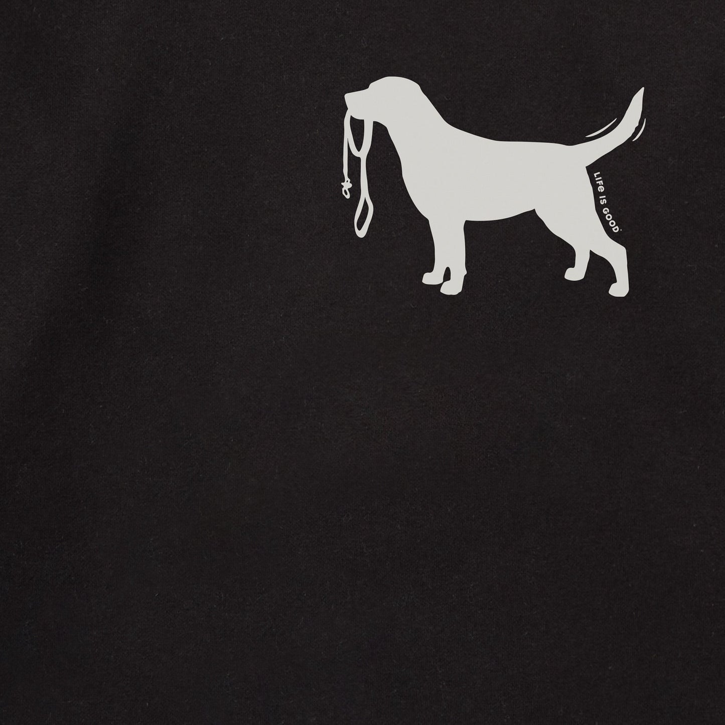 Adult Unisex Labrador Leash Every Wear Hoodie Sweatshirt