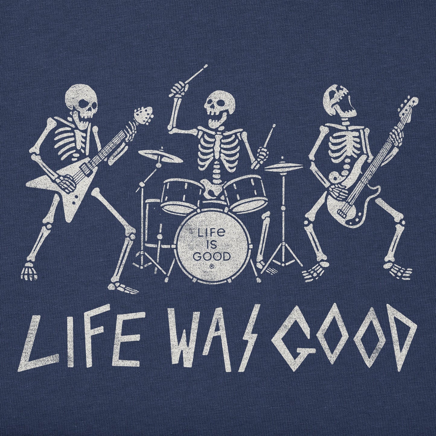 Kids Life Was Good Rock Band Short Sleeve Crusher Tee