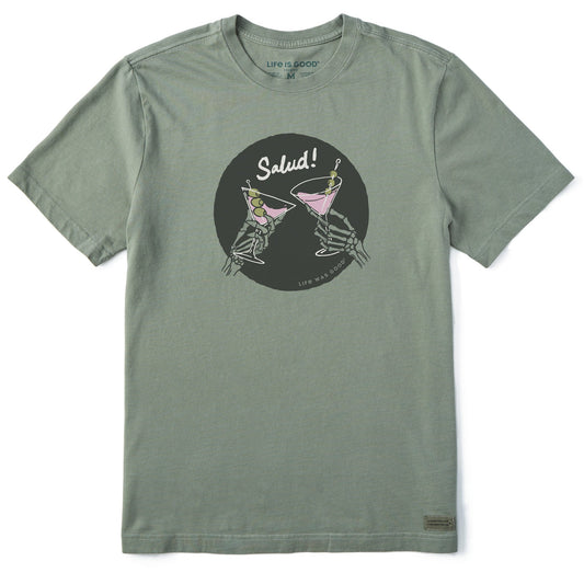 Men's Skeleton Salud Short Sleeve Crusher Tee