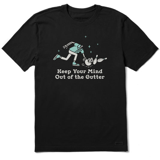 Men's Keep Your Mind Out of the Gutter Short Sleeve Crusher Tee