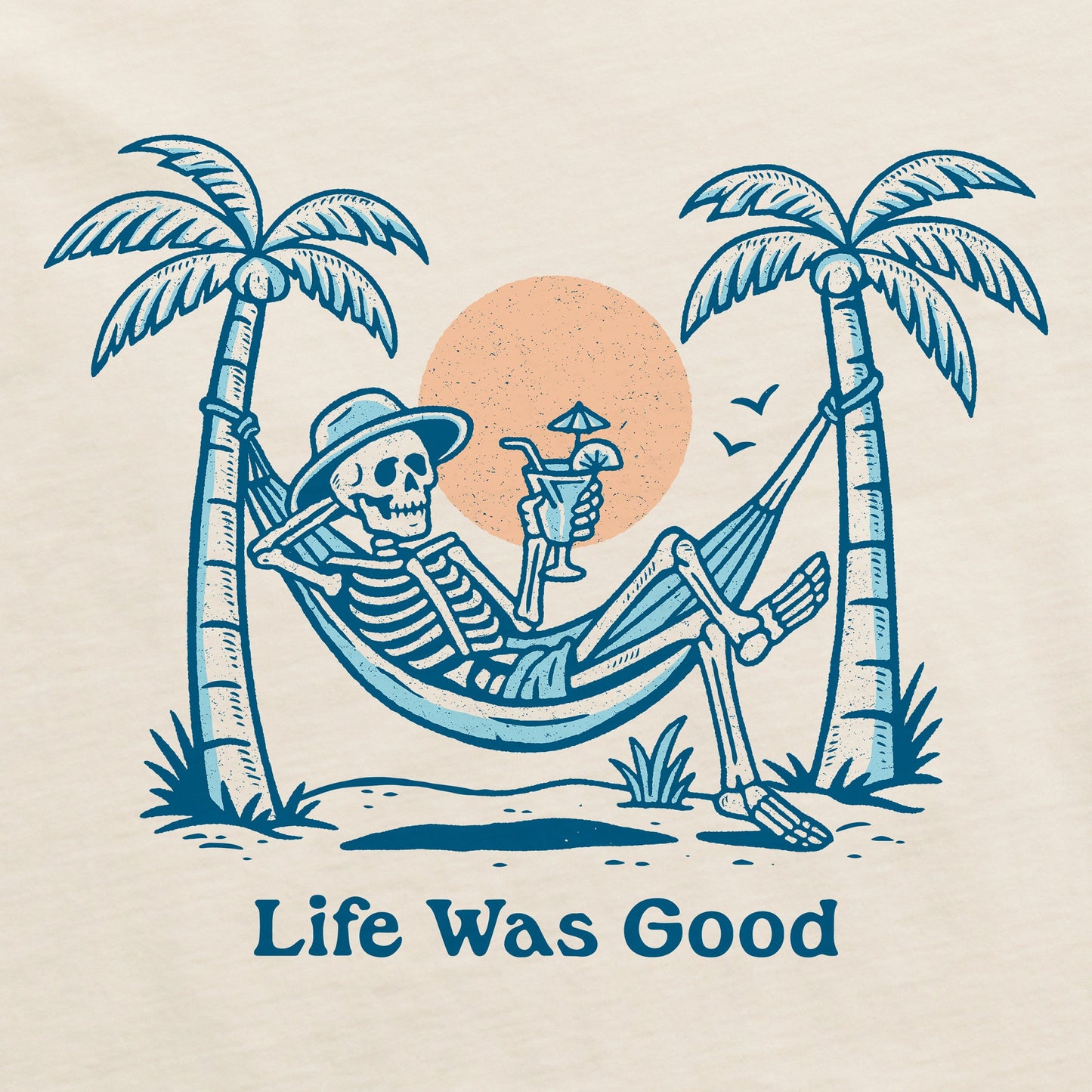 Men's Life Was Good Hammock Short Sleeve Crusher Tee