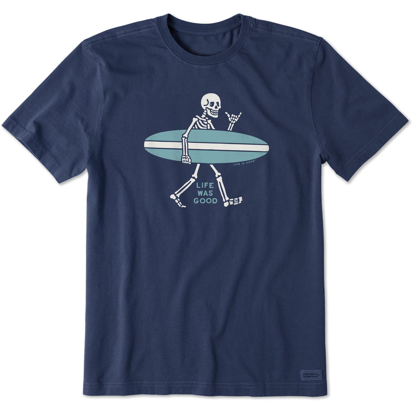 Men's Life Was Good in the Surf Short Sleeve Crusher Tee