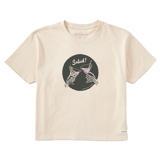 Women's Skeleton Salud Short Sleeve Crusher Boxy Tee
