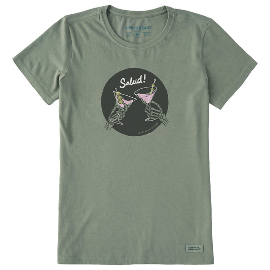 Women's Skeleton Salud Short Sleeve Crusher Tee