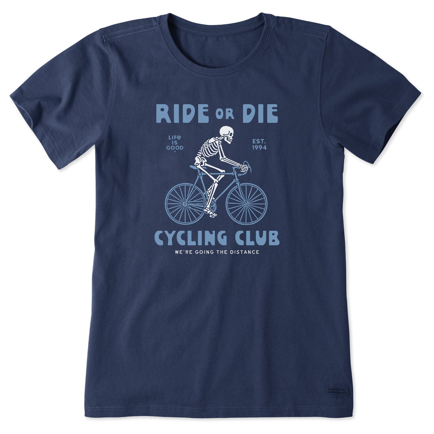 Women's Ride or Die Cycling Club Short Sleeve Crusher Tee