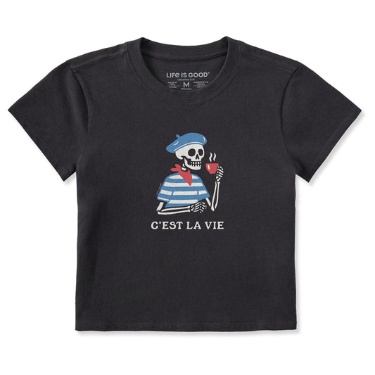 Women's C'est La Vie Skeleton Crusher-LITE Shrunken Tee