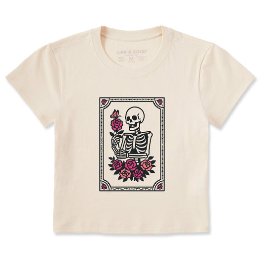 Women's Skeleton Portrait Crusher-LITE Shrunken Tee
