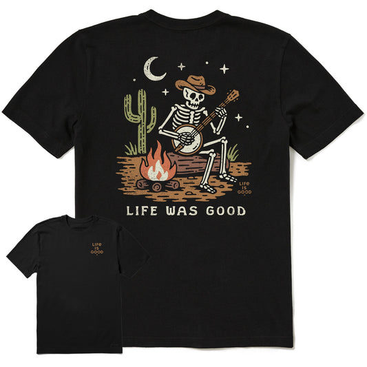 Men's Life Was Good in the Desert Short Sleeve Crusher Tee