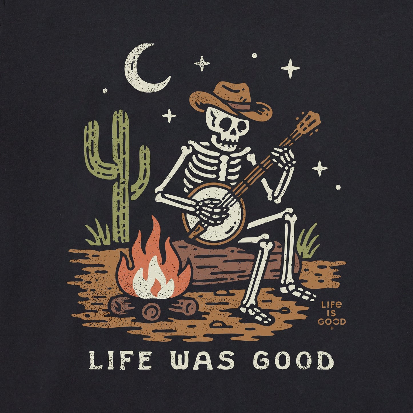 Men's Life Was Good in the Desert Short Sleeve Crusher Tee