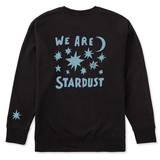 Adult Unisex Bold We Are Stardust Every Wear Crew Sweatshirt