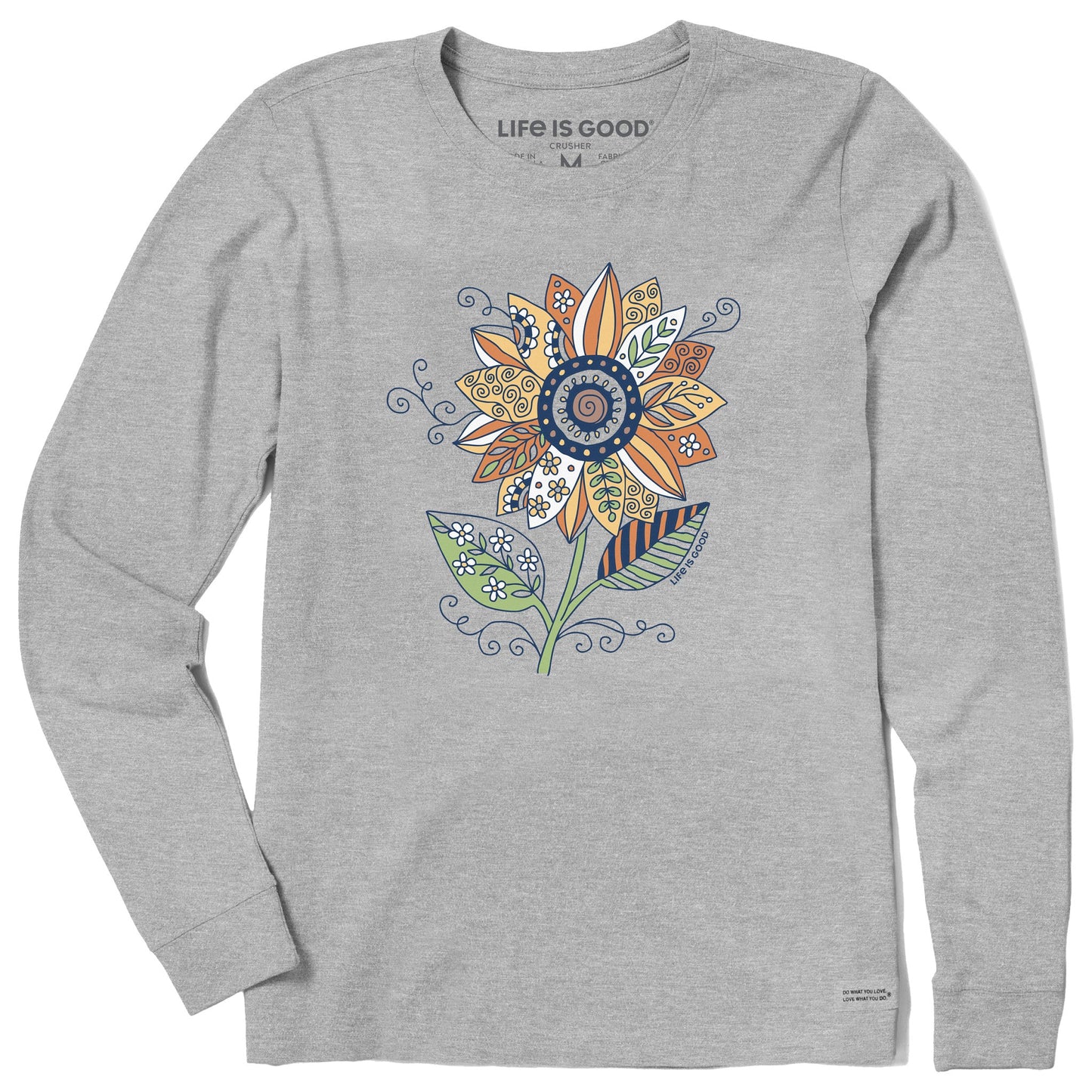 Women's Sunflower Season Long Sleeve Crusher Tee